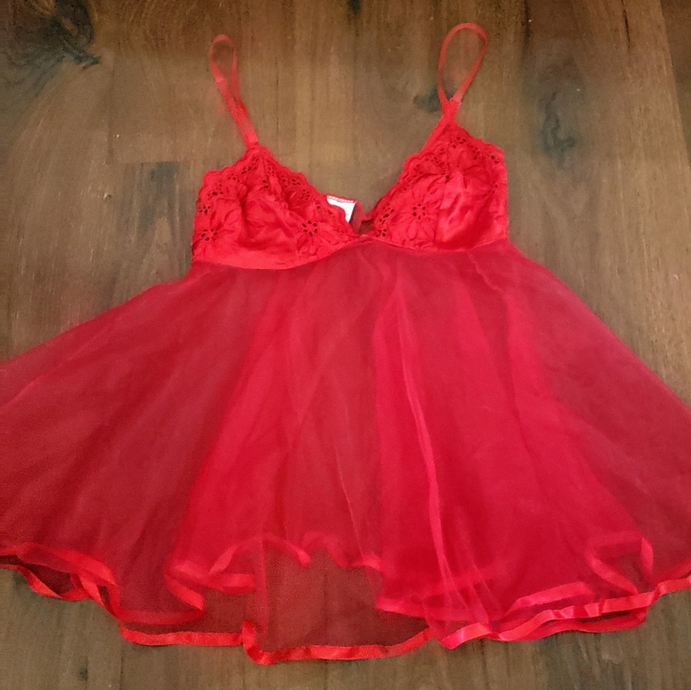 Vintage Frederick's of Hollywood Babydoll Lingerie Size S